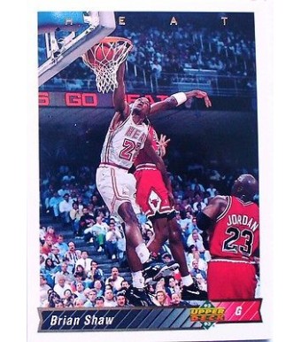 CARTE  NBA BASKET BALL 1993  PLAYER CARDS BRIAN SHAW (202)