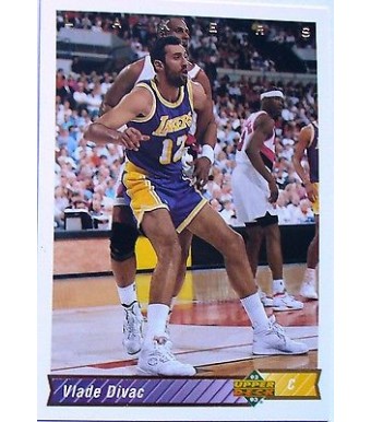 CARTE  NBA BASKET BALL 1993  PLAYER CARDS VLADE DIVAC (189)