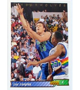 CARTE  NBA BASKET BALL 1993  PLAYER CARDS LUC LONGLEY (208)