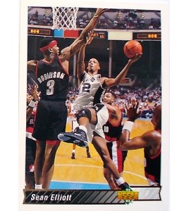CARTE  NBA BASKET BALL 1993  PLAYER CARDS SEAN ELLIOFF (240)