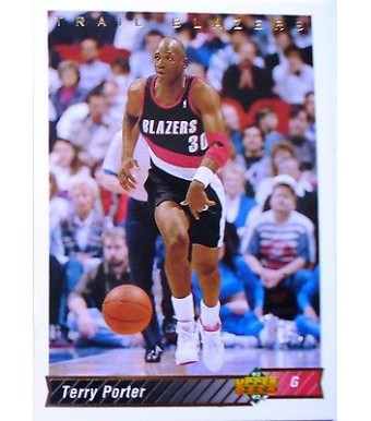 CARTE  NBA BASKET BALL 1993  PLAYER CARDS TERRY PORTER (231)