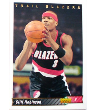 CARTE  NBA BASKET BALL 1993  PLAYER CARDS CLIFF ROBINSON (232)