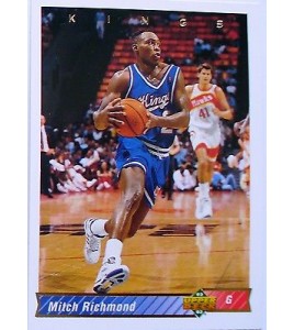 CARTE  NBA BASKET BALL 1993  PLAYER CARDS MITCH RICHMOND (234)
