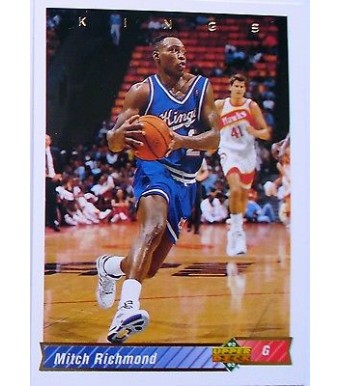 CARTE  NBA BASKET BALL 1993  PLAYER CARDS MITCH RICHMOND (234)