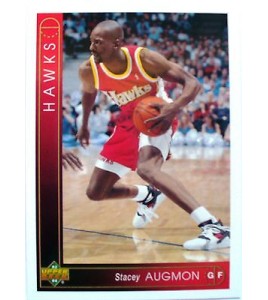 CARTE  NBA BASKET BALL 1994  PLAYER CARDS STACEY AUGMON (01)