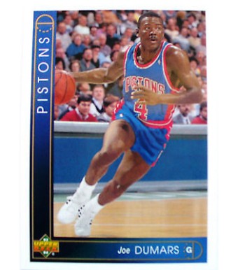 CARTE  NBA BASKET BALL 1994  PLAYER CARDS JOE DUMARS (03)