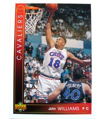 CARTE  NBA BASKET BALL 1994  PLAYER CARDS JOHN WILLIAMS (22)
