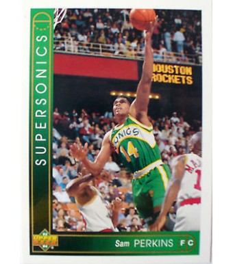 CARTE  NBA BASKET BALL 1994  PLAYER CARDS SAM PERKINS (28)
