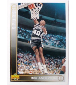 CARTE  NBA BASKET BALL 1994  PLAYER CARDS WILLIE ANDERSON (29)