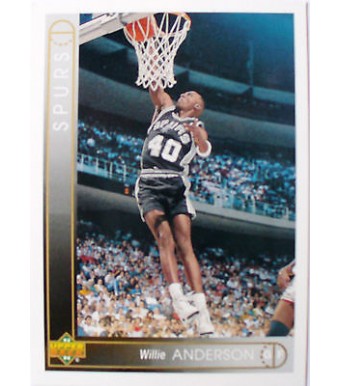 CARTE  NBA BASKET BALL 1994  PLAYER CARDS WILLIE ANDERSON (29)