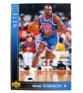 CARTE  NBA BASKET BALL 1994  PLAYER CARDS RUMEAL ROBINSON (30)