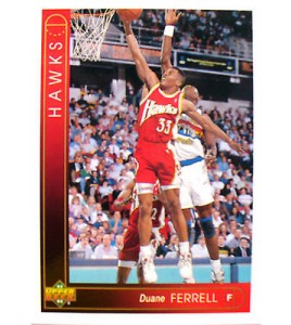 CARTE  NBA BASKET BALL 1994  PLAYER CARDS DUANE FERRELL (38)