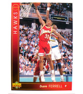 CARTE  NBA BASKET BALL 1994  PLAYER CARDS DUANE FERRELL (38)