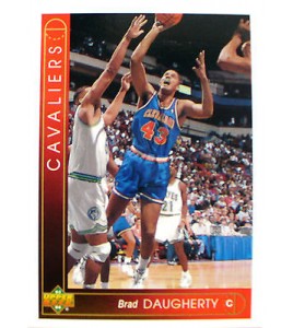 CARTE  NBA BASKET BALL 1994  PLAYER CARDS BRAD DAUGHERTY (37)