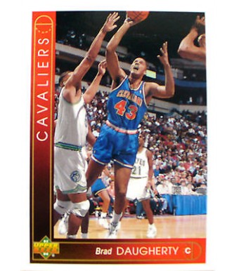 CARTE  NBA BASKET BALL 1994  PLAYER CARDS BRAD DAUGHERTY (37)