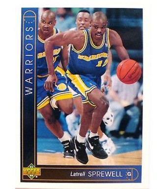 CARTE  NBA BASKET BALL 1994  PLAYER CARDS LATRELL SPREWELL (54)