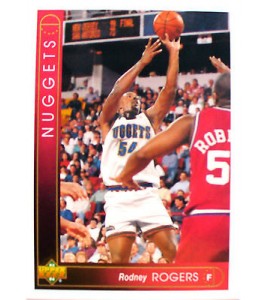 CARTE  NBA BASKET BALL 1994  PLAYER CARDS RODNEY ROGERS (74)