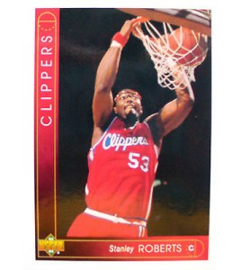 CARTE  NBA BASKET BALL 1994  PLAYER CARDS STANLEY ROBERTS (66)