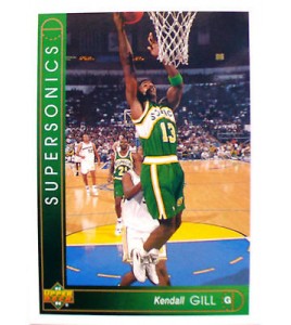 CARTE  NBA BASKET BALL 1994  PLAYER CARDS KENDALL GILL (91)