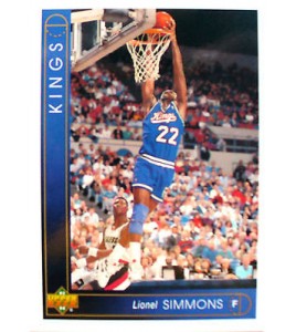 CARTE  NBA BASKET BALL 1994  PLAYER CARDS LIONNEL SIMMONS (77)
