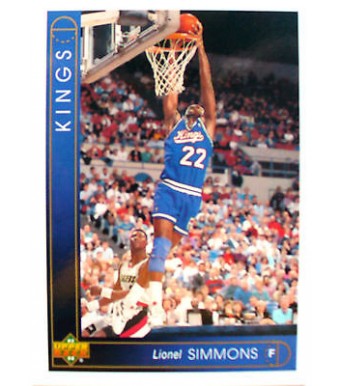 CARTE  NBA BASKET BALL 1994  PLAYER CARDS LIONNEL SIMMONS (77)