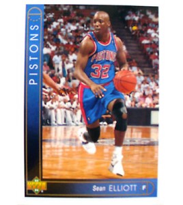CARTE  NBA BASKET BALL 1994  PLAYER CARDS SEAN ELLIOTT (72)