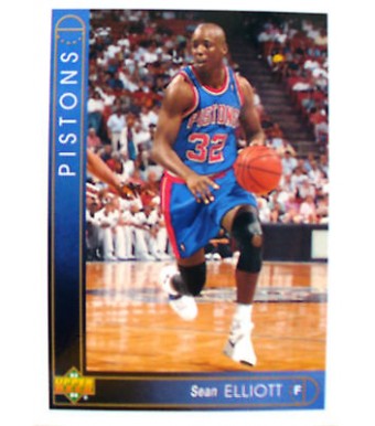 CARTE  NBA BASKET BALL 1994  PLAYER CARDS SEAN ELLIOTT (72)