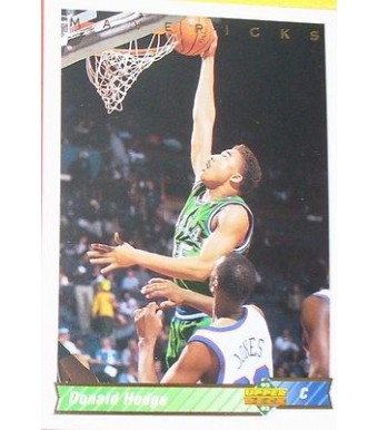 CARTE  NBA BASKET BALL 1993  PLAYER CARDS DONALD HODGE (134)