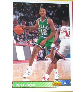 CARTE  NBA BASKET BALL 1993  PLAYER CARDS DEREK HARPER (133)