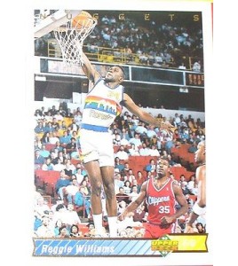 CARTE  NBA BASKET BALL 1993  PLAYER CARDS REGIE WILLIAMS (146)
