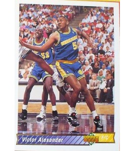 CARTE  NBA BASKET BALL 1993  PLAYER CARDS VICTOR ALEXANDER (155)