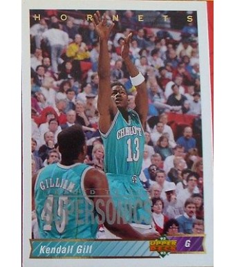CARTE  NBA BASKET BALL 1993  PLAYER CARDS KENDALL GILL (110)