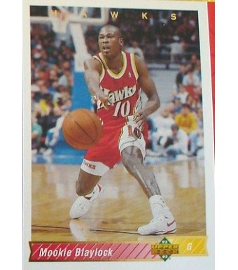 CARTE  NBA BASKET BALL 1993  PLAYER CARDS MOOKIE BLAYLOCK (92)