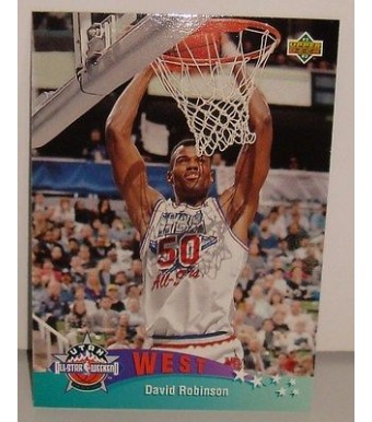 CARTE DE COLLECTION NBA BASKET BALL 1993  WEST ALL STARS DAVID ROBINSON (16)