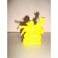 FIGURINE MONSTER IN MY POCKET JAUNE (5x5cm)