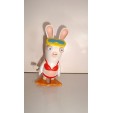 FIGURINE WIND UP LAPINS CRETINS  BAIGNEUR ROUGE UBISOFT 2012  (9x4cm)