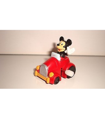 FIGURINE WIND UP WALT DISNEY MICKEY MOUSE AUTOMOBILE (4x3cm)