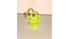 PENDENTIF TRANSLUCIDE JAUNE WALT DISNEY MICKEY MOUSE (2x2cm)