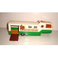 ANCIEN VEHICULE MAJORETTE GRANDE REMORQUE CHEVAL DE COURSE ECH 1/60 (20x4,5cm)