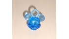 FIGURINE PENDENTIF TRANSLUCIDE BLEU WALT DISNEY MICKEY MOUSE (2x2cm)
