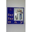 DISQUE 45T DE M. JACKSON  P.McCARTNEY  SAY SAY SAY