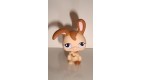 FIGURINE FIGUR PETSHOP LITTLEST PETSHOP LAPIN CREME MARRON BUNNY RABBIT