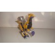 FIGURINE SENTEI ARTICULE POWER RANGERS FIVEMAN MASKMAN BANDAI 2003 JAUNE (15cm)