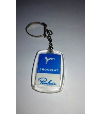 porte-clefs publicitaire ancienchocolat POULAIN chaumont