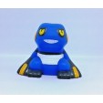 FIGURINE POKEMON CRADOPAUD CROAGUNK FIGURE BANDAI 2006 FINGER PUPPET NINTENDO