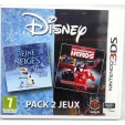  La Reine des Neiges + Les Nouveaux Héros Jeu Nintendo 2DS & 3DS sans Notice 