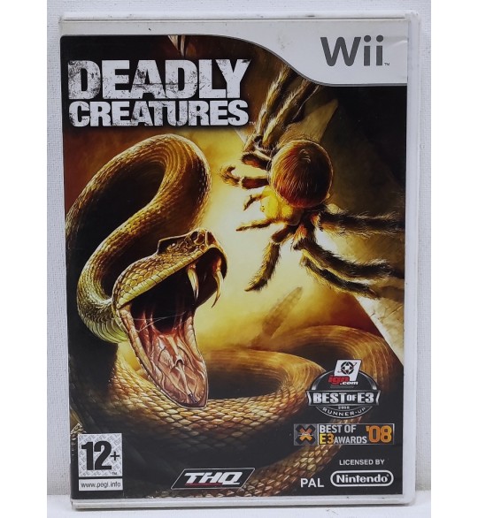 Deadly Creatures Jeu Nintendo Wii Avec Notice G164