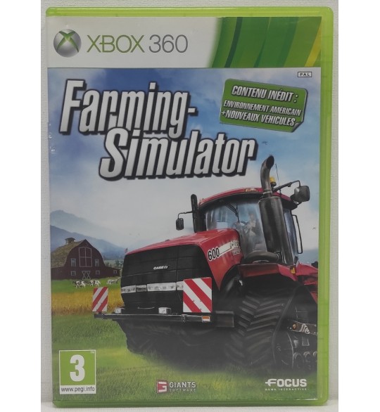 Farming Simulator Jeu Xbox 360 Avec Notice AF493