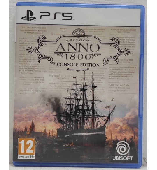 ANNO 1800  Jeu PS5 Playstation 5 Sans Notice AF970