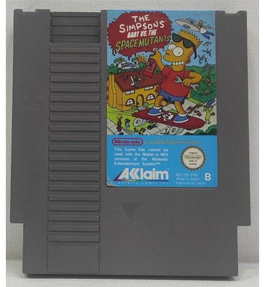 The Simpsons : Bart vs. The Space Mutants Jeu Nintendo NES Pal AF982